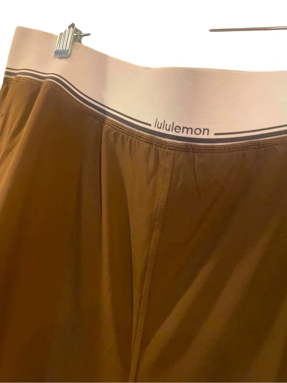 NWT Lululemon Swift Wide-Leg Pant Logo Waistband WALNUT CRUNCH Size XL